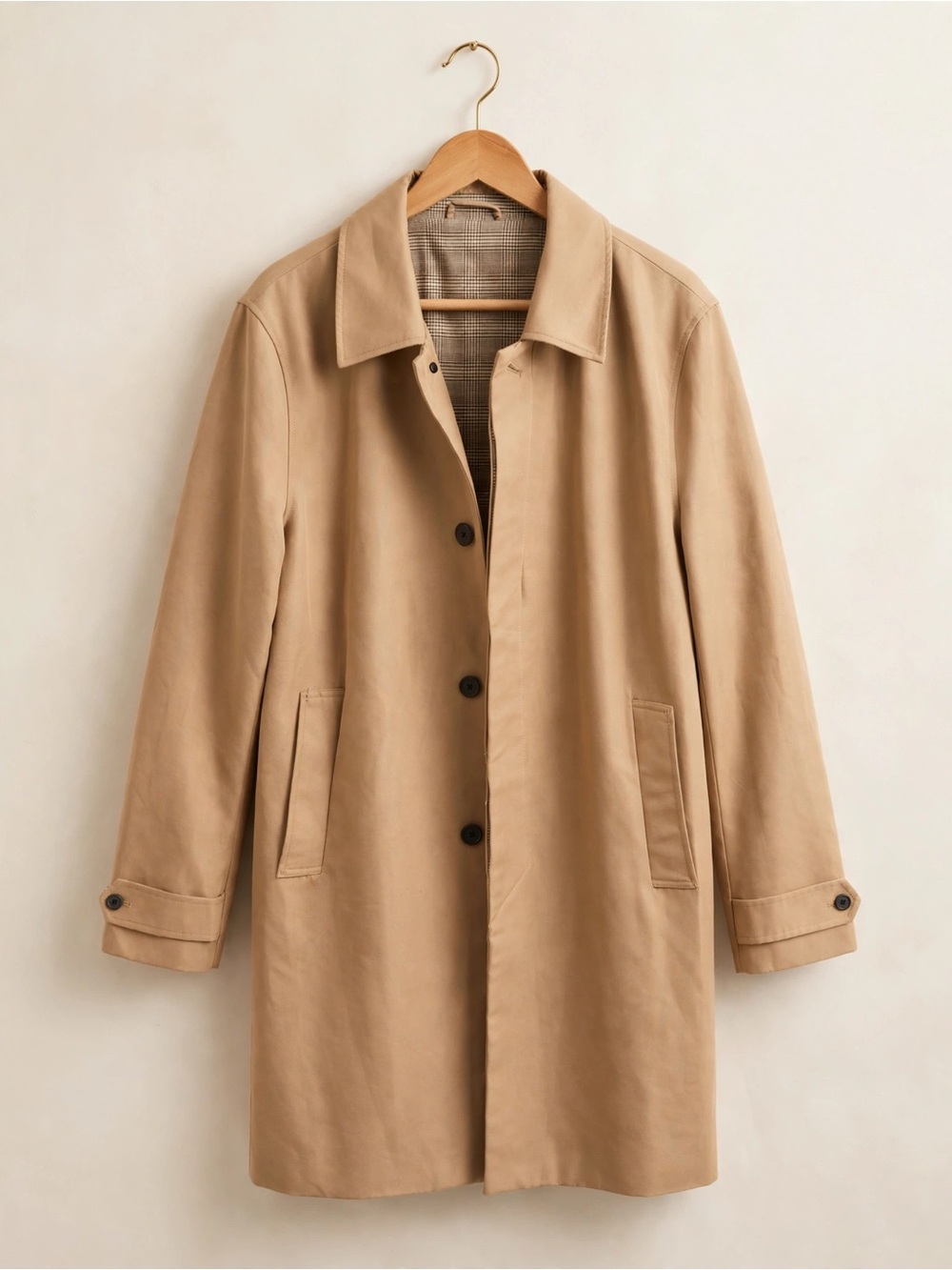 Men's Topman Fred Mac Long Car Coat